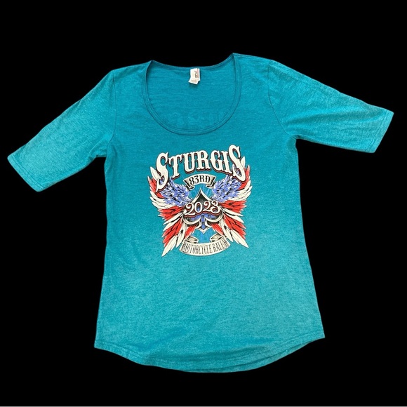 None Tops - Sturgis Woman’s Top 83rd 2023 Motorcycle Rally F1